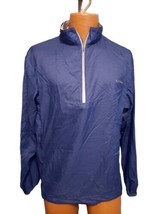 L.L. Bean Lightweight Windbreaker Pullover Jacket Mens Size Medium Blue  - £15.62 GBP