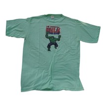 1980’S Marvel Comics Incroyable Hulk Vert Clair Simple Couture T-Shirt L - $63.35