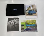2019 Ford Ecosport Owners Manual Handbook Set with Case OEM G04B46079 - £71.93 GBP