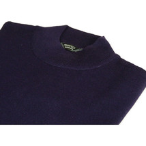 Men PRINCELY Made in Turkey Soft Merinos Wool Sweater Knits Mock 1011-00 Plum image 4
