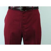 Men MONTIQUE 2pc Walking Leisure Suit Matching Set Short Sleeves 2211 Burgundy image 9