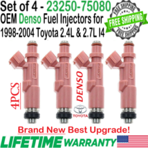 NEW OEM DENSO x4 Best Upgrade Fuel Injectors for 1999-2004 Toyota Tacoma... - £285.67 GBP