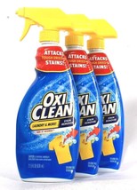 3 Bottles Oxi Clean 21.5 Oz Laundry And More Stain Remover Spray Color Safe - £35.16 GBP