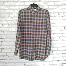 Southern Tide Shirt Men Medium Green Plaid Classic Fit Cotton Button Dow... - £15.12 GBP