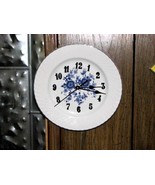 VTG. Enoch Wedgwood Tunstall England Royal Blue Flowers Dinner Plate Clo... - $28.71