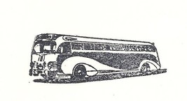 Greyhound Yellow coach 743 Bus 1930's Rubber Stamp made in america USA  - $12.50