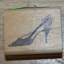 High heeled Shoe vintagE 1960&#39;s style Rubber Stamp  - £7.85 GBP