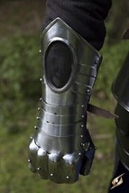 Medieval Ice Gauntlets Armor Knight Gothic Pair of Gloves Larp Reenactment - $121.72