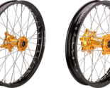 Moose Racing SX-1 Black Rim / Gold Hub Wheel Assembly For 07-24 Suzuki R... - £723.64 GBP