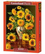 1000 Piece Jigsaw Puzzle, Sunflowers in a Peacock Vase, Christopher Pierce, - $573.99 MXN