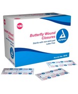 Dynarex Adhesive Butterfly Bandage 100/Box Sterile Waterproof Bandage Fo... - $8.21 CAD+