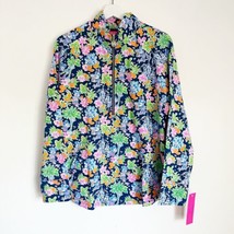 NWT Lilly Pulitzer Skipper Popover Blue Pink Lilly Loves Disney Pullover XL - $123.42 CAD