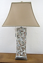 Pier 1 Cannon Seashell and Crystal LED Table Lamp with Shade - £204.96 GBP