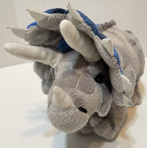 Adventure Planet Dinosaur Triceratops Gray Blue Plush Toy Animal Stuffed... - £10.48 GBP
