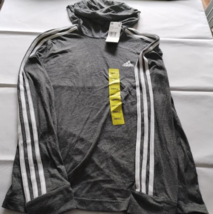 Adidas Womens Trans LW Black Hoodie Shirt Size Small - £18.60 GBP