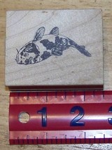 Koi Gold fish goldfish   Rubber Stamp  - £7.90 GBP