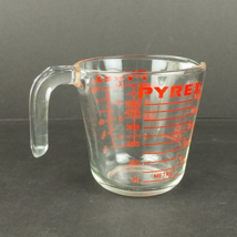 Vintage Pyrex Clear Glass 16 Oz Liquid Measuring Cup No. 516 with Handle - £11.02 GBP