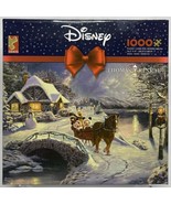 Ceaco Disney Mickey and Minnie Evening Sleigh Ride Jigsaw Puzzle Thomas ... - $21.61