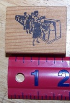 Ladys at the laundromat vintage style Rubber Stamp made in America - $9.00