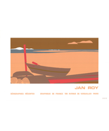 JAN ROY Cape Cod coast 21&quot; x 33&quot; Serigraph 1984 Contemporary - €140,27 EUR