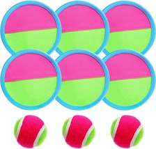 Toss and Catch Ball Set Catch Game Toys for Kids Beach Toy Paddle Ball Game Set - £29.50 GBP