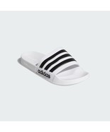 ADIDAS ADILETTE MEN&#39;S CLOUDFOAM SHOWER SLIDE SANDAL AQ1702 White/Black s... - $43.05 CAD