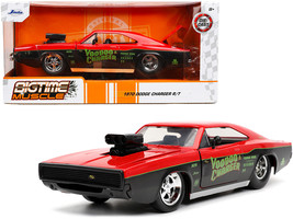 1970 Dodge Charger R/T &quot;Voodoo Charger&quot; Red and Black &quot;Bigtime Muscle&quot; Series 1/ - £31.84 GBP