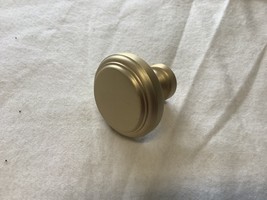 Signature Hardware 441652 Brass Beveled Round Knob, 1-1/4 inch - Satin Brass - $11.90