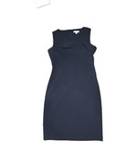 Calvin Klein Black LBD Sleeveless Crew Neck Sheath Size 8 little black d... - $42.06