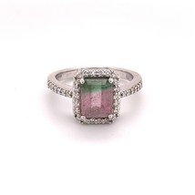 Watermelon Tourmaline Diamond Ring 14k Gold 1.82 TCW Certified $5,450 211910 - £2,334.51 GBP