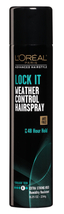 L'Oreal Paris LOCK IT Weather Control Hairspray, Advanced Hairstyle, 8.25 oz.  - $6.95