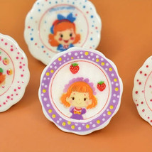 Dollhouse Dishes Very Pretty Printed Design 1/12 Scale 4 Random Pc Set - €2,99 EUR