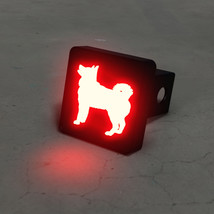 Siberian Husky Silhouette LED Hitch Cover - Brake Light - $69.95