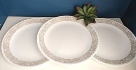 Corelle WOODLAND BROWN 10.25” Dinner Plates Lot of 3 -  Pre-owned - £7.95 GBP