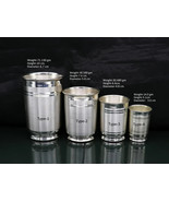 999 pure fine silver handmade water milk glass tumbler, sv143 - €64,40 EUR