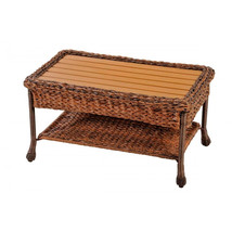 Outdoor Faux Sea Grass Garden Patio Coffee Table - $249.54