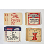 29 Vintage Budweiser Bud Light Beer Coasters - $18.99 CAD