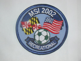MSI 2002 RECREATIONAL - Soccer Patch - $6.75