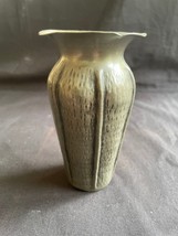 Alice &amp; Eugène-Louis Chanal - art deco - hammered pewter ornamental vase - $89.00