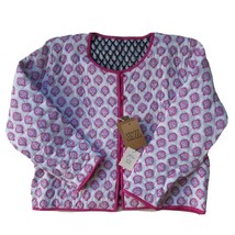 NWT J.Crew x SZ Blockprints Reversible Cotton Quilted Jacket L - £140.59 GBP