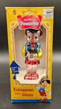 1999 Walt Disney PINOCCHIO European Style Glass Ornament Christmas Santas Best - $21.84