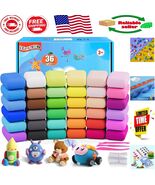 Non-Toxic 36 Color Air Dry Clay Set with Sculpting Tools - Perfect for Kids - $350.07 MXN