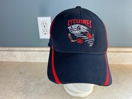 Cincinnati Cyclones Hockey ECHL Men&#39;s Baseball Cap Blue Red Fitted S/M N... - £11.39 GBP