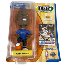 Allen Iverson Play Makers Upper Deck NBA Collectible Figurine Card 76ers... - £19.61 GBP