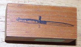Sword knife Rubber Stamp  - $9.99