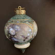 Violet-Crowned Bradford Edtn Lena Liu Treasury Jeweled Hummingbirds Ornament - £6.90 GBP