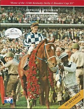 1998 - Churchill Downs program with SECRETARIAT on the cover in MINT Condition - £19.65 GBP
