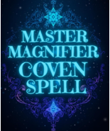 50x-200X CAST FULL COVEN MASTER MAGNIFIER RAISE POWER MAGICK WITCH ALBINA  - $23.33+