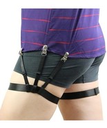 Men Shirt Stays Adjustable Elastic Garter Holder with Non-slip Police Mi... - $10.99