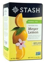 NEW Stash Caffeine Free Herbal Tea Meyer Lemon 20 Count - $9.93